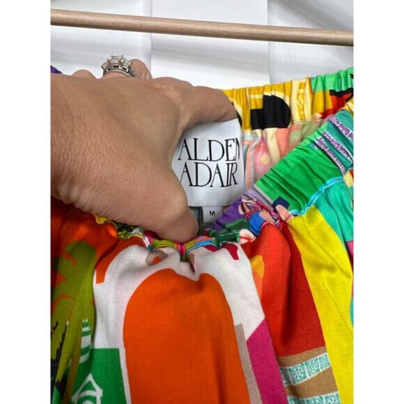 NEW Alden Adair Off The Shoulder Sarah Top Casablanca Multicolor Size: Medium - Picture 4 of 7